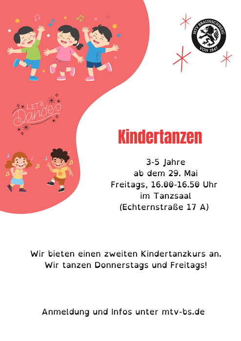 Kindertanzen Hier ist unser zweiter Kindertanzkurs